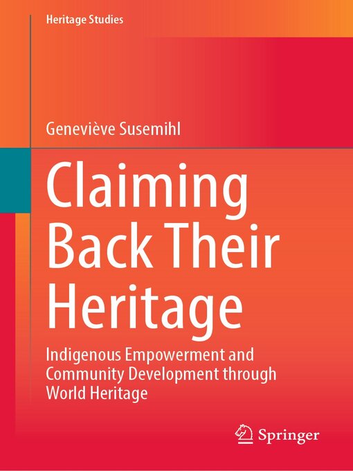 Title details for Claiming Back Their Heritage by Geneviève Susemihl - Available